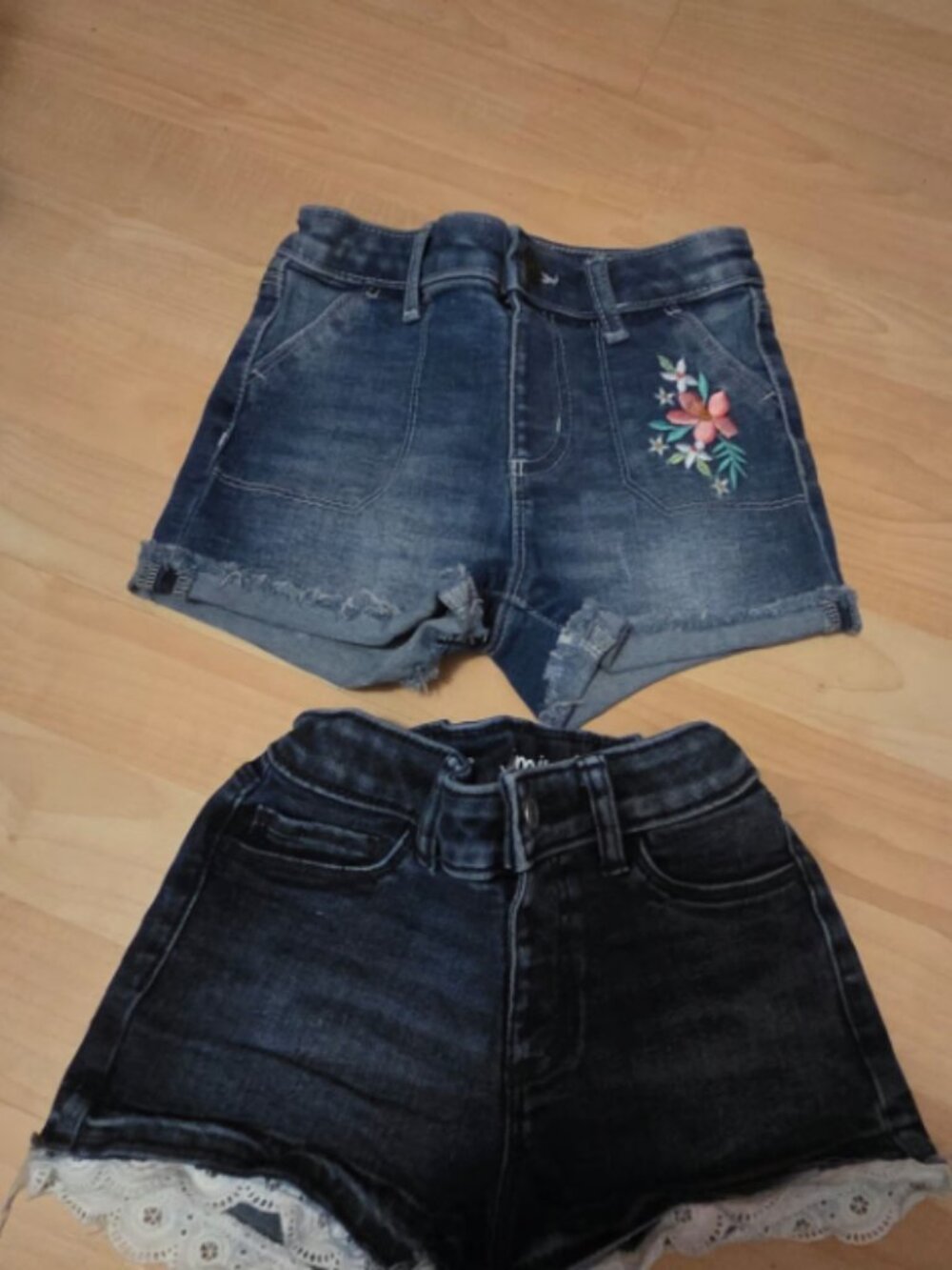 girls denim shorts size 5T